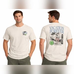 Pleasant Getaways Vacation Forever T Shirt - Size Large- 100% Cotton